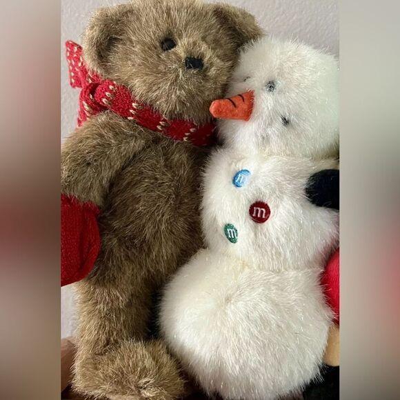 VINTAGE BOYDS BEARS X M&MS w/SNOWMAN~NWT~RARE - Picture 4 of 11